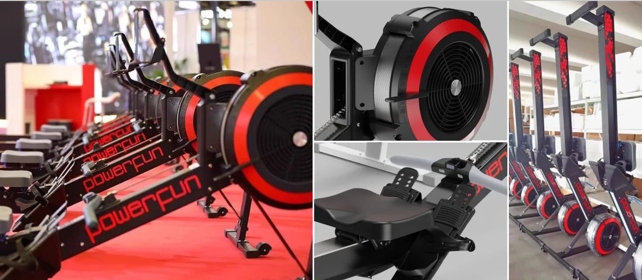 PowerFun Air Resistance Rowing Machine